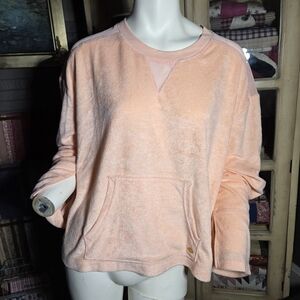 C&C California Light Peach Sweatshirt w/ Mesh Back